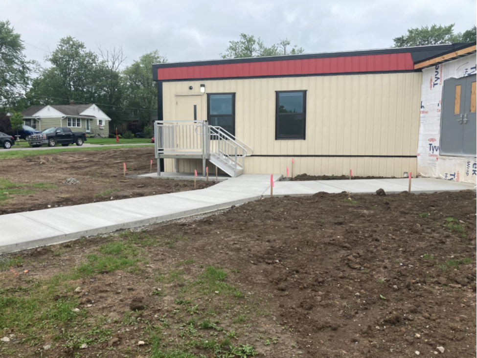 Riverview Elementary School new sidewalks