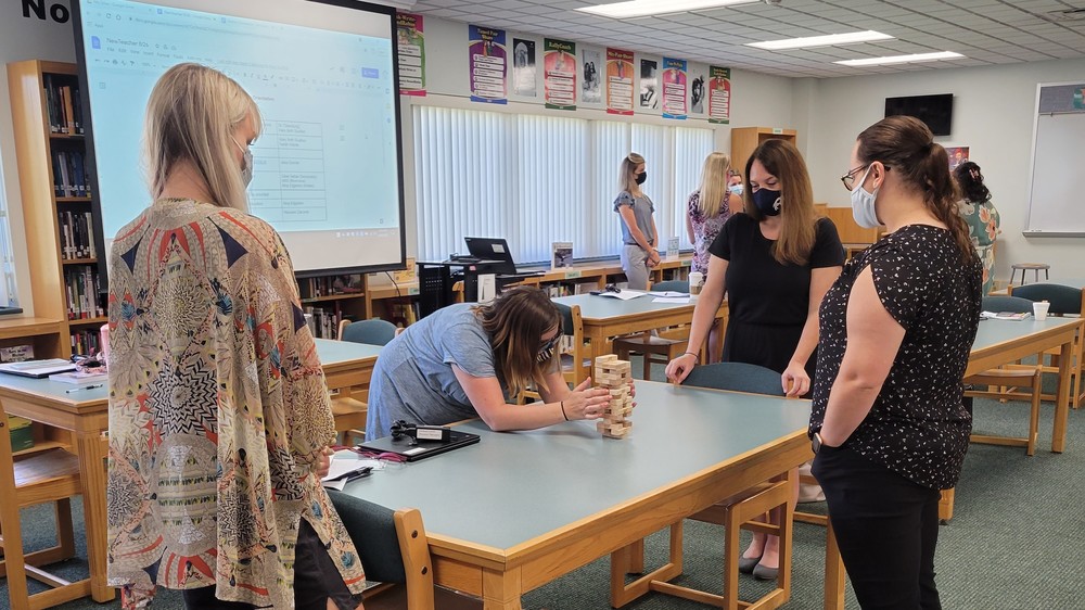 Teachers undergo staff development training Aug. 26 in the Tonawanda City School District.
