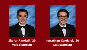 Class of 2020 top students announced