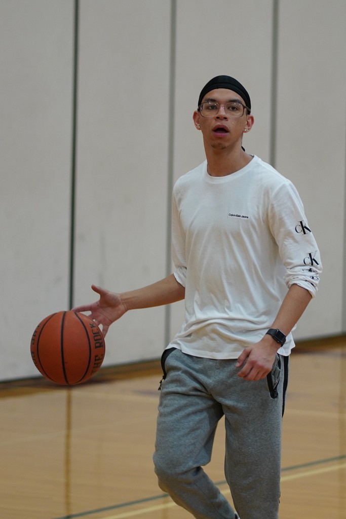 Unified basketball player dribbling